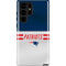 NFL New England Patriots White Striped Galaxy S22 Ultra Pro Case