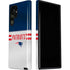 NFL New England Patriots White Striped Galaxy S22 Ultra Pro Case
