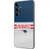 NFL New England Patriots White Striped Galaxy S23 FE Skin