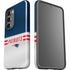NFL New England Patriots White Striped Galaxy S23 Plus Pro Case
