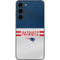 NFL New England Patriots White Striped Galaxy S23 Plus Skin
