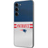 NFL New England Patriots White Striped Galaxy S23 Plus Skin