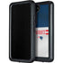 NFL New England Patriots White Striped Galaxy S23 Plus Waterproof Case