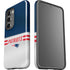 NFL New England Patriots White Striped Galaxy S23 Pro Case