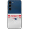 NFL New England Patriots White Striped Galaxy S23 Skin