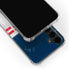 NFL New England Patriots White Striped Galaxy S24 Plus Clear Case