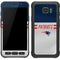 NFL New England Patriots White Striped Galaxy S7 Active Skin