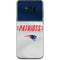 NFL New England Patriots White Striped Galaxy S8 Skin