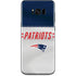 NFL New England Patriots White Striped Galaxy S8 Skin