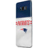 NFL New England Patriots White Striped Galaxy S8 Skin