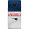 NFL New England Patriots White Striped Galaxy S9 Skin