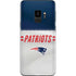 NFL New England Patriots White Striped Galaxy S9 Skin