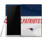 NFL New England Patriots White Striped Samsung Galaxy Tab Skin