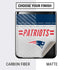 NFL New England Patriots White Striped Galaxy Z Flip Skin