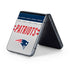 NFL New England Patriots White Striped Galaxy Z Flip5 5G Skin