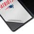 NFL New England Patriots White Striped Galaxy Z Fold3 5G Skin