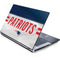 NFL New England Patriots White Striped Generic Laptop Skin