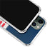 NFL New England Patriots White Striped iPhone 11 Pro Max Clear Case