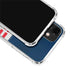 NFL New England Patriots White Striped iPhone 12 Mini Clear Case