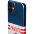 NFL New England Patriots White Striped iPhone 12 Mini Lite Case