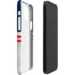 NFL New England Patriots White Striped iPhone 12 Mini Lite Case