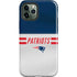 NFL New England Patriots White Striped iPhone 12 Pro Max Impact Case