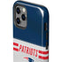 NFL New England Patriots White Striped iPhone 12 Pro Max Impact Case