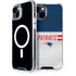NFL New England Patriots White Striped iPhone 13 MagSafe Case