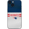 NFL New England Patriots White Striped iPhone 13 Mini Skin