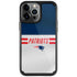 NFL New England Patriots White Striped iPhone 13 Pro Cargo Case