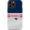 NFL New England Patriots White Striped iPhone 13 Pro Max Impact Case