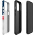 NFL New England Patriots White Striped iPhone 13 Pro Max Impact Case