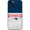 NFL New England Patriots White Striped iPhone 13 Skin