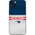 NFL New England Patriots White Striped iPhone 13 Skin