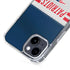 NFL New England Patriots White Striped iPhone 14 Plus MagSafe Case