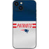 NFL New England Patriots White Striped iPhone 14 Plus Skin