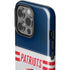 NFL New England Patriots White Striped iPhone 15 Pro Impact Case