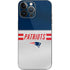NFL New England Patriots White Striped iPhone 14 Pro Max Skin