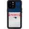 NFL New England Patriots White Striped iPhone 14 Pro Max Waterproof Case