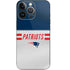 NFL New England Patriots White Striped iPhone 14 Pro Skin