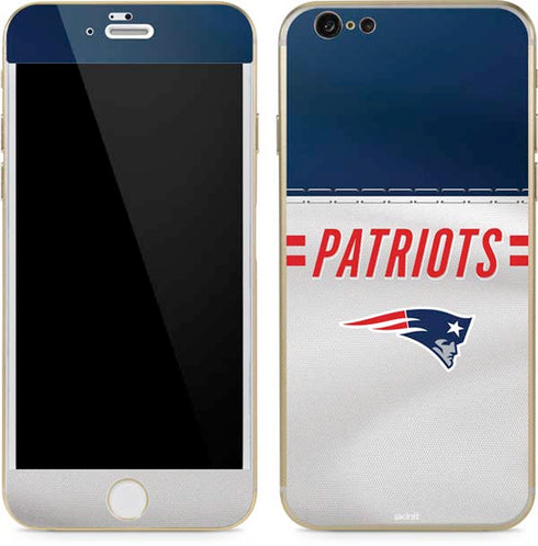 NFL New England Patriots White Striped iPhone 6/6s Skin