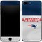 NFL New England Patriots White Striped iPhone 7 Plus Skin