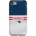 NFL New England Patriots White Striped iPhone SE (2nd & 3rd Gen) Pro Case