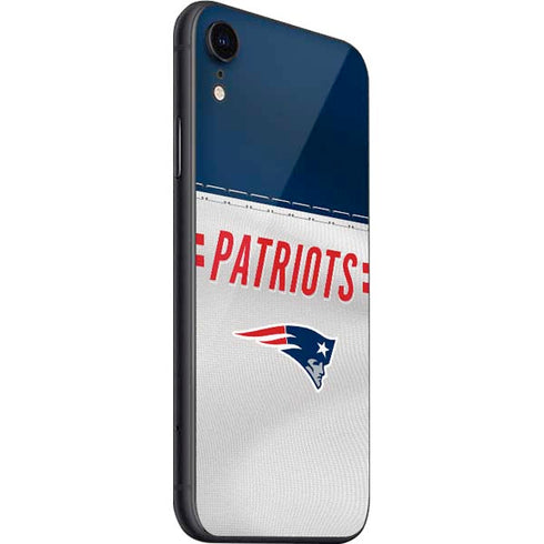 NFL New England Patriots White Striped iPhone SE (2nd & 3rd Gen) Skin