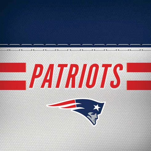 NFL New England Patriots White Striped iPhone X Skin