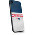 NFL New England Patriots White Striped iPhone XR Skin