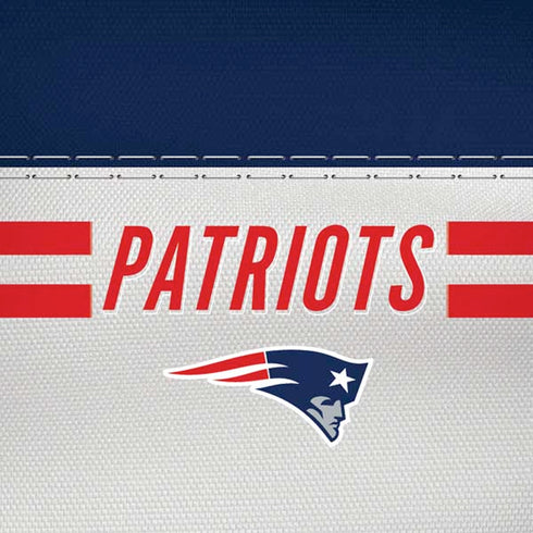 NFL New England Patriots White Striped iPhone XS Max Skin
