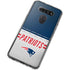 NFL New England Patriots White Striped LG K51/Q51 Clear Case