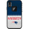 NFL New England Patriots White Striped LifeProof Fre iPhone Skin