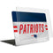 NFL New England Patriots White Striped MacBook Air 13in M1 (2021) Case plus Skin
